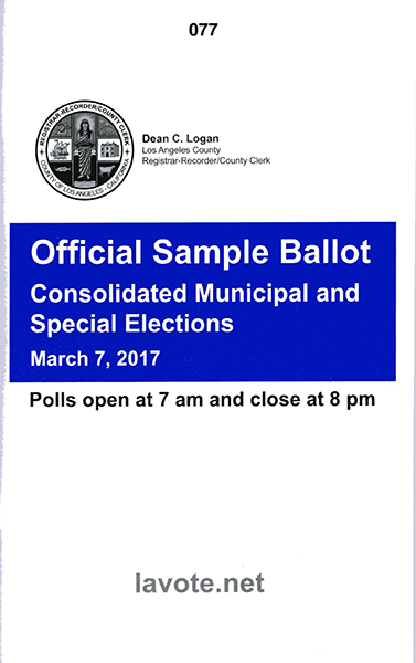 Sample ballot 3-7-17 image